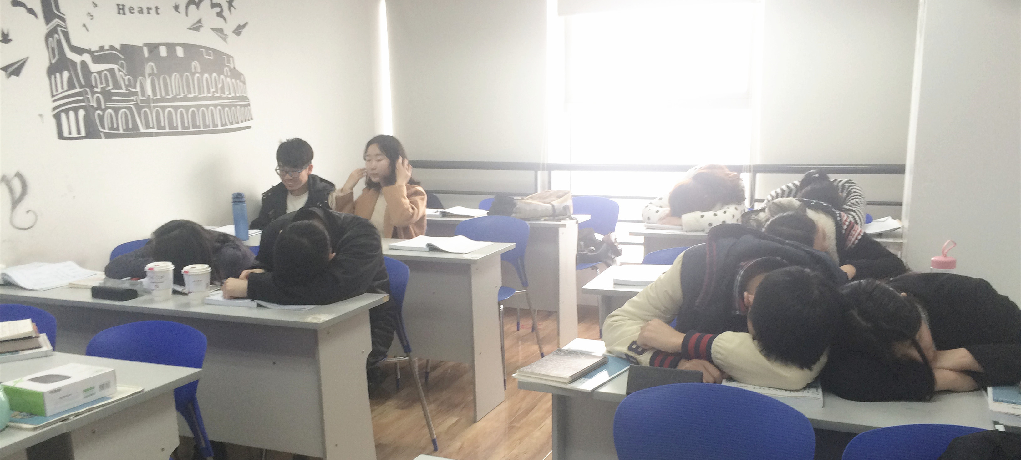 德語出國班課間（趙老師）